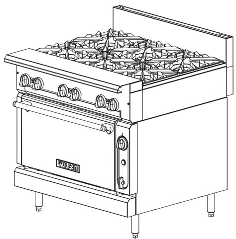 vulcan gas stove manual